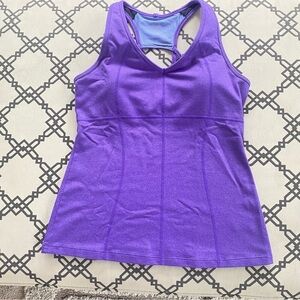 Athleta Sport Top Active Wear Purple Size M